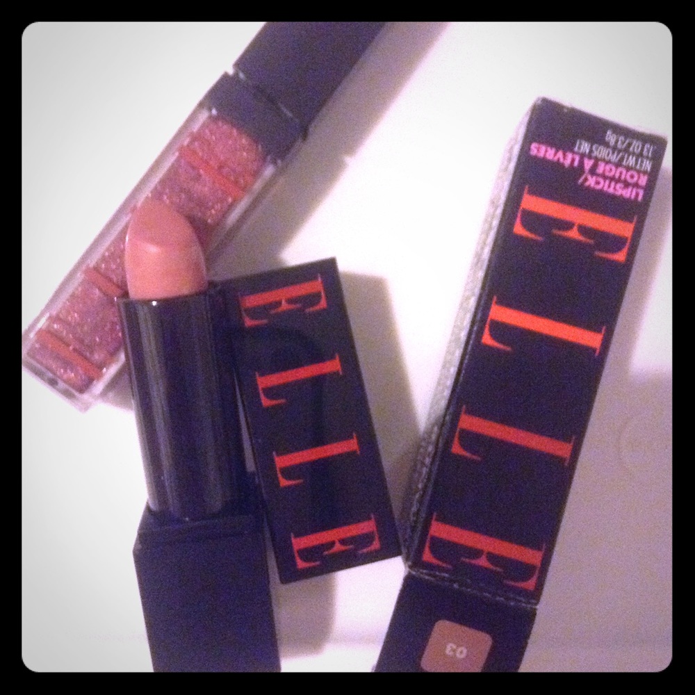 elle lipstick and lipgloss